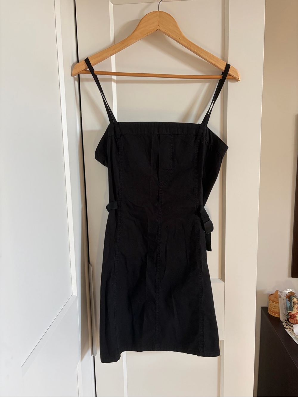 Zara Black Spaghetti Strap Mini Dress